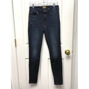 Mother Jeans High Waisted Looker Dark Wash Skinny Glam Streetwear Women’s 29